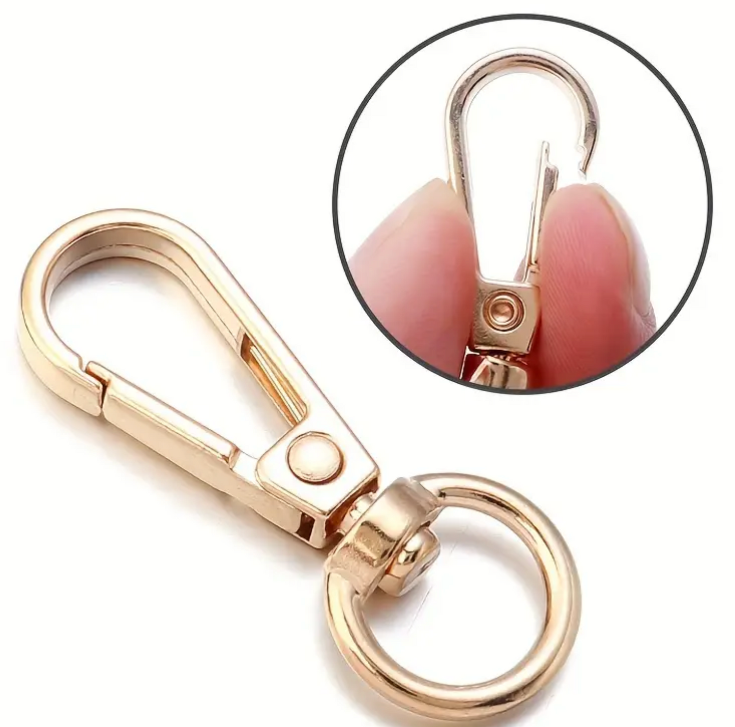Zinc Alloy Keychain Bag Hook, Bag Hanging Buckle