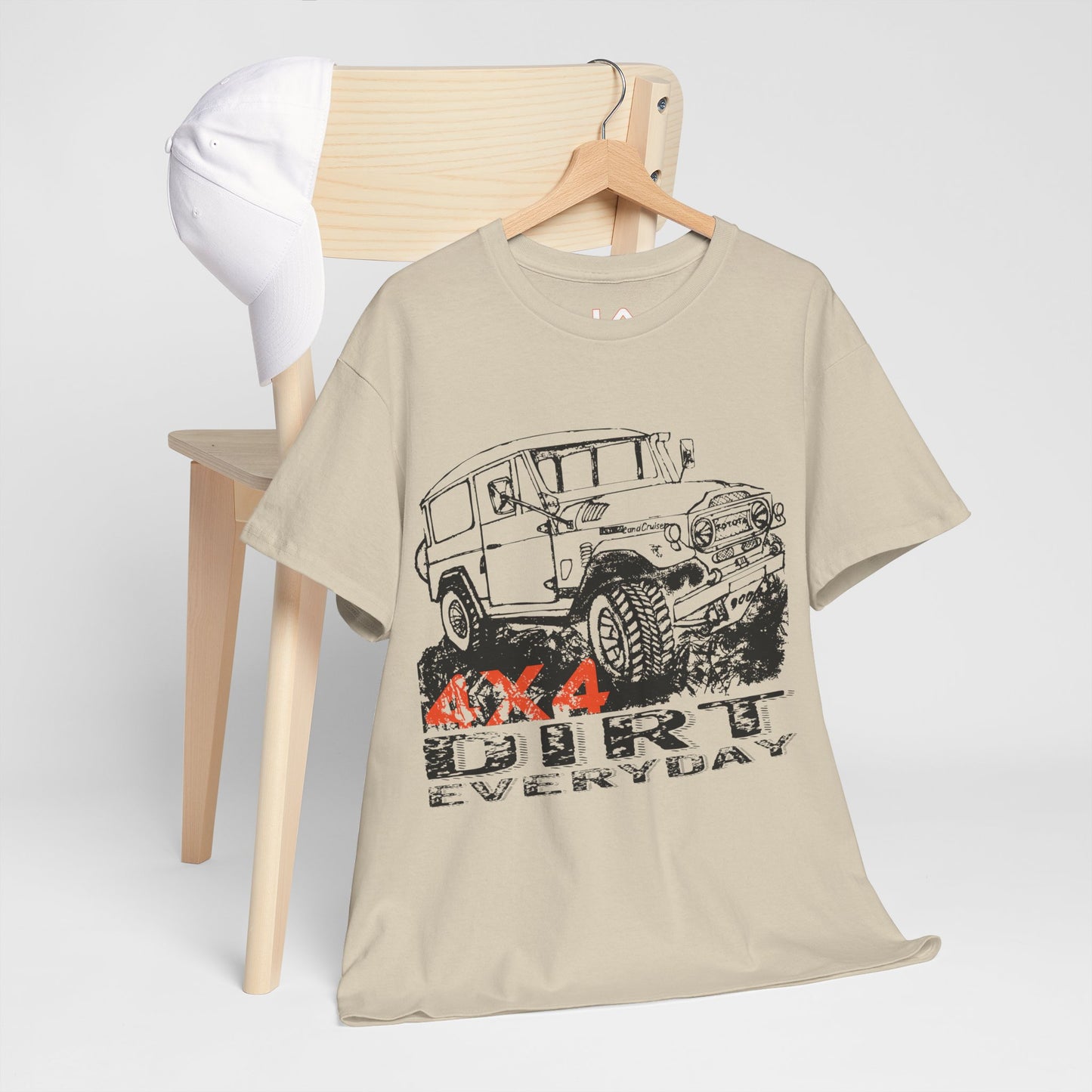 Off‑Road Jeep "Dirt Everyday" T‑Shirt — Adventure 4x4 Graphic Tee
