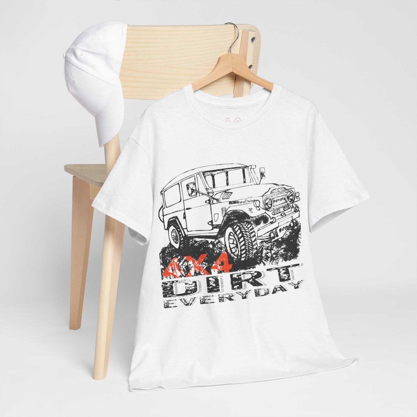 Off‑Road Jeep "Dirt Everyday" T‑Shirt — Adventure 4x4 Graphic Tee