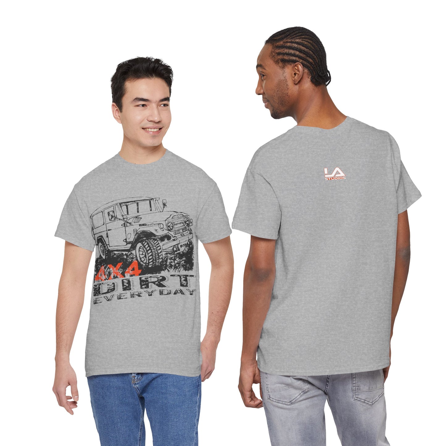 Off‑Road Jeep "Dirt Everyday" T‑Shirt — Adventure 4x4 Graphic Tee