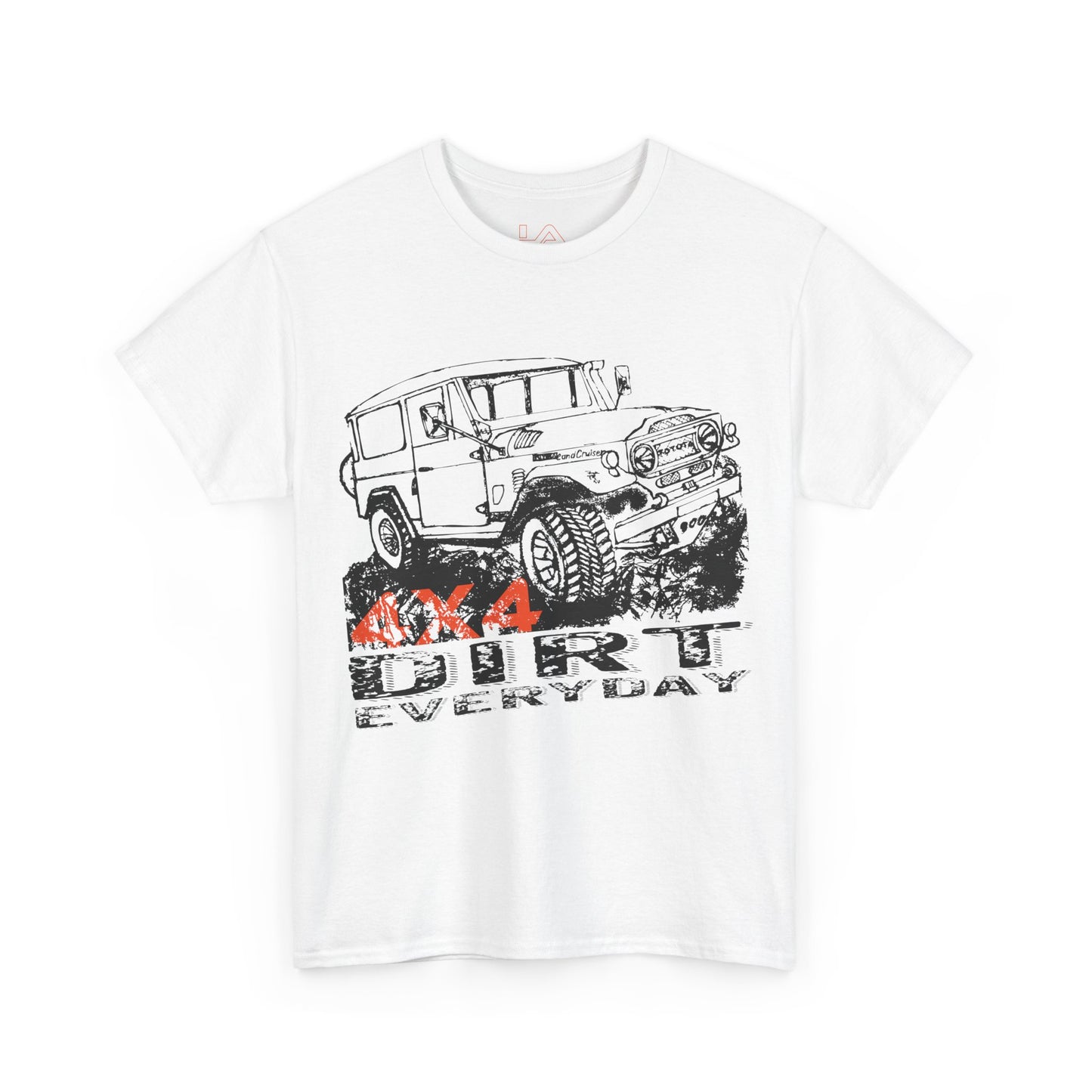 Off‑Road Jeep "Dirt Everyday" T‑Shirt — Adventure 4x4 Graphic Tee
