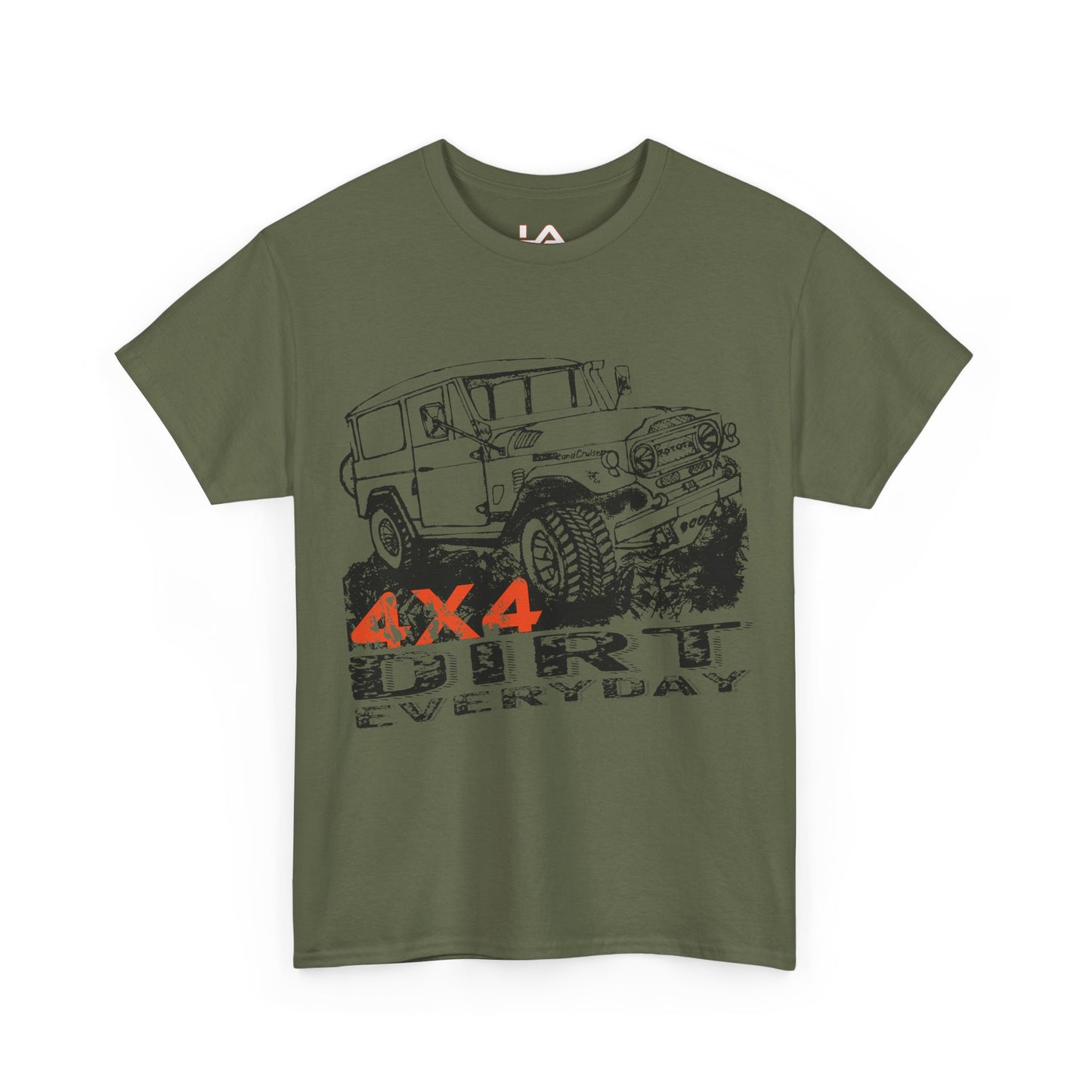 Off‑Road Jeep "Dirt Everyday" T‑Shirt — Adventure 4x4 Graphic Tee