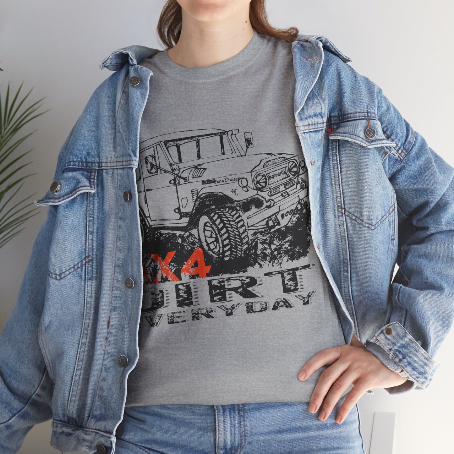 Off‑Road Jeep "Dirt Everyday" T‑Shirt — Adventure 4x4 Graphic Tee