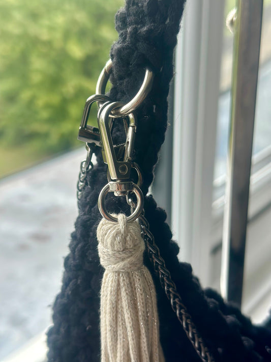 Zinc Alloy Keychain with Rotating Ring