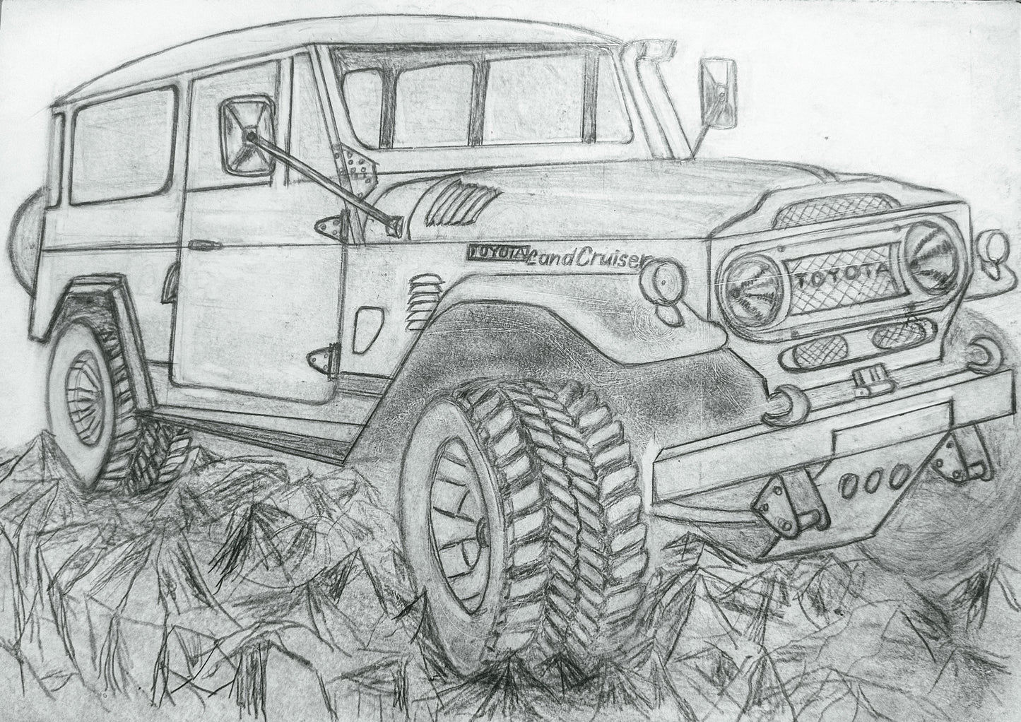 Toyota FJ40 1964 Print Out no Frame