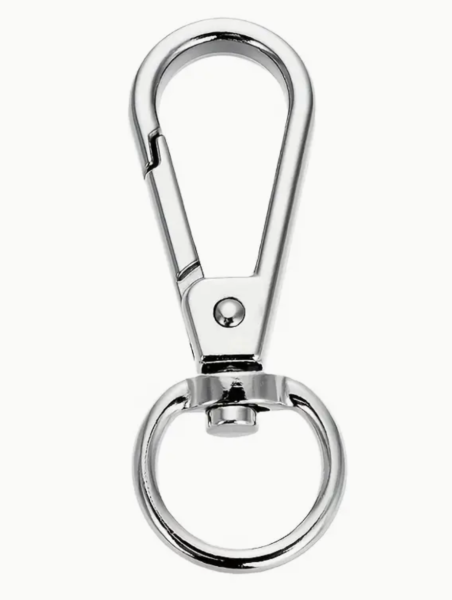 Zinc Alloy Keychain with Rotating Ring