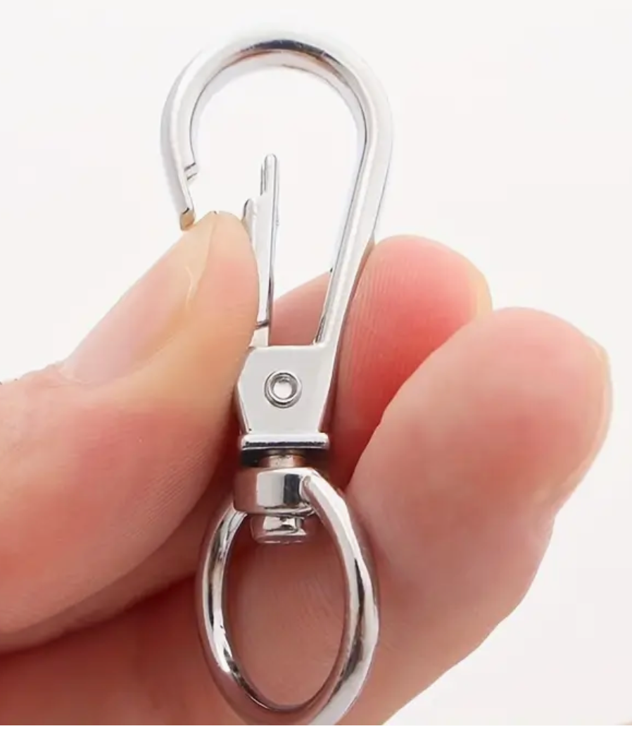 Zinc Alloy Keychain with Rotating Ring