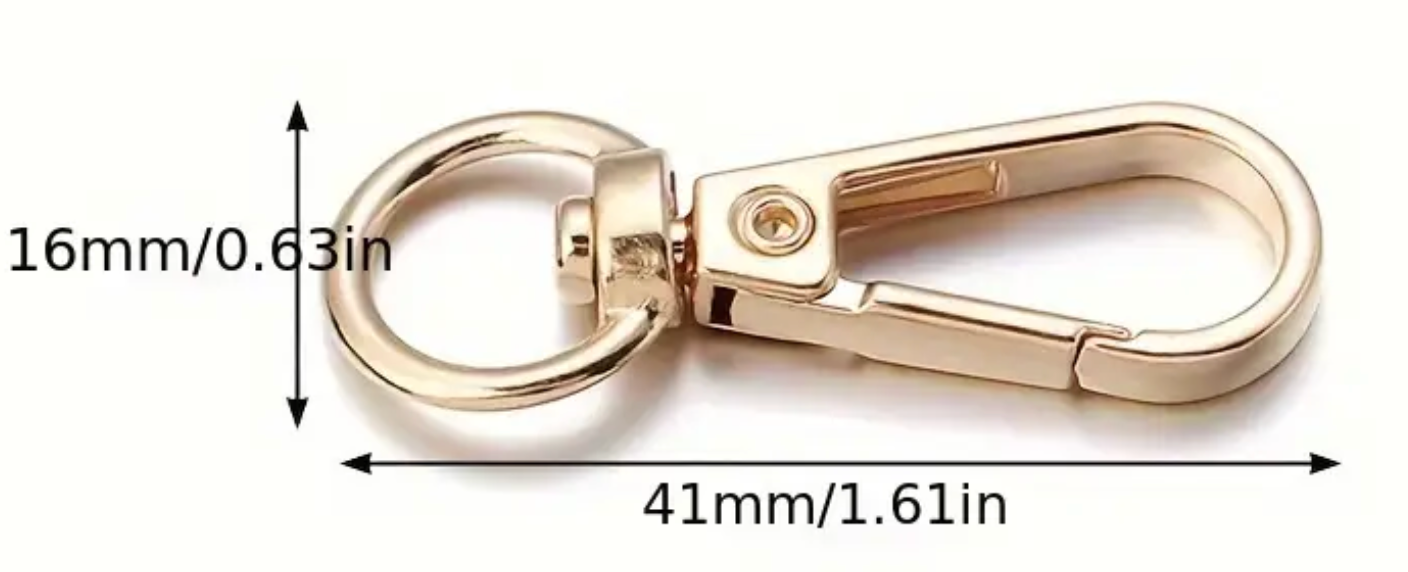 Zinc Alloy Keychain Bag Hook, Bag Hanging Buckle
