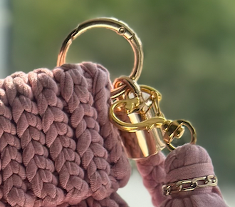 Metal ring spring keychain ring bag chain clip shoulder strap