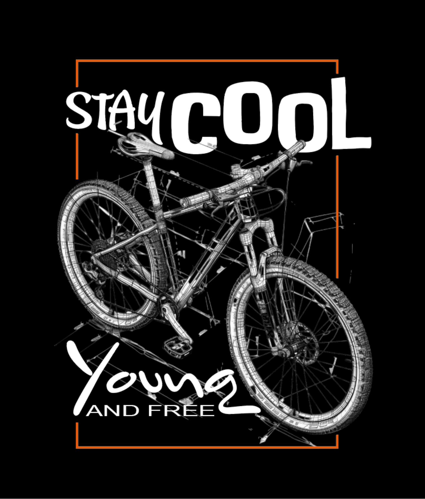 Stay Cool Bike T‑Shirt — Young and Free Graphic Tee